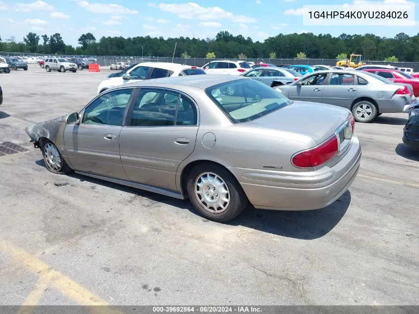 1G4HP54K0YU284026 2000 Buick Lesabre Custom