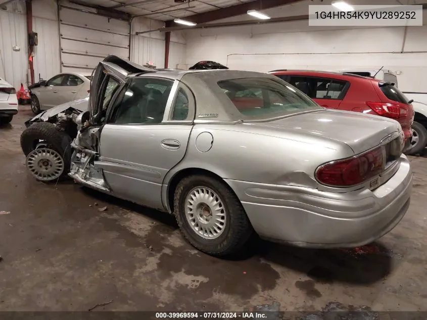 2000 Buick Lesabre Limited VIN: 1G4HR54K9YU289252 Lot: 39969594