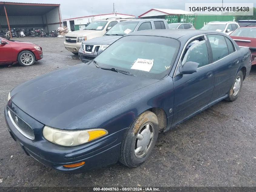 2000 Buick Lesabre Custom VIN: 1G4HP54KXY4185438 Lot: 40049763