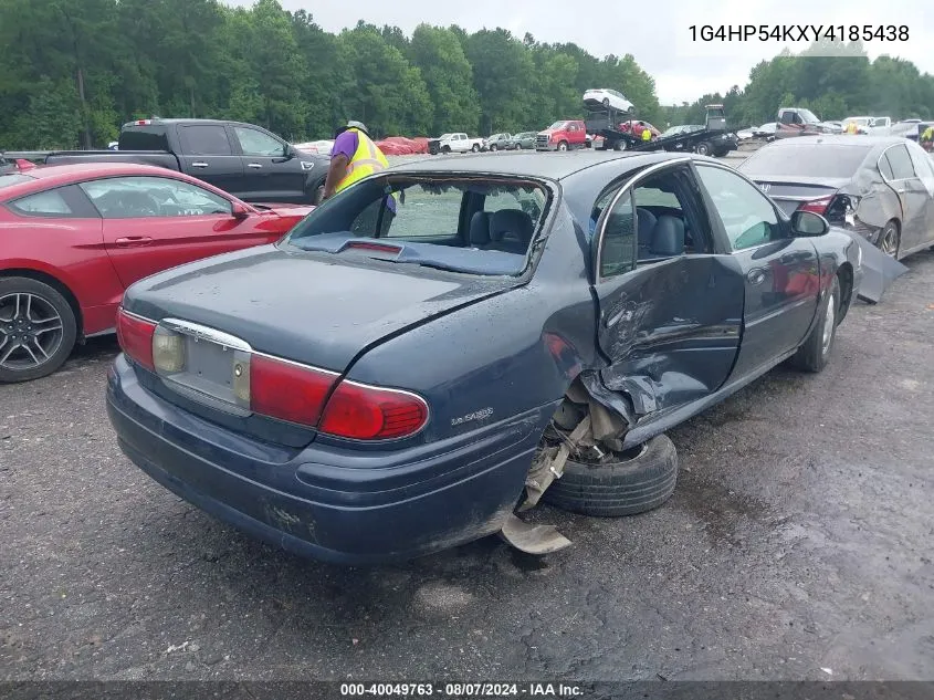 2000 Buick Lesabre Custom VIN: 1G4HP54KXY4185438 Lot: 40049763