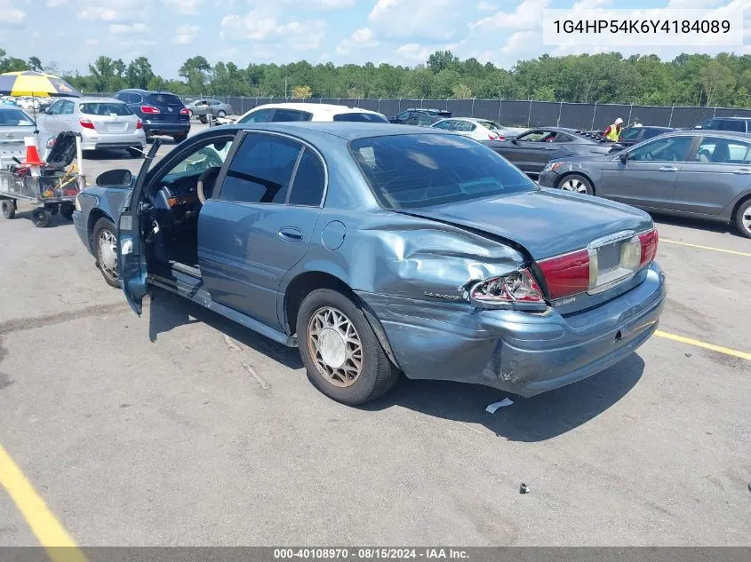 2000 Buick Lesabre Custom VIN: 1G4HP54K6Y4184089 Lot: 40108970