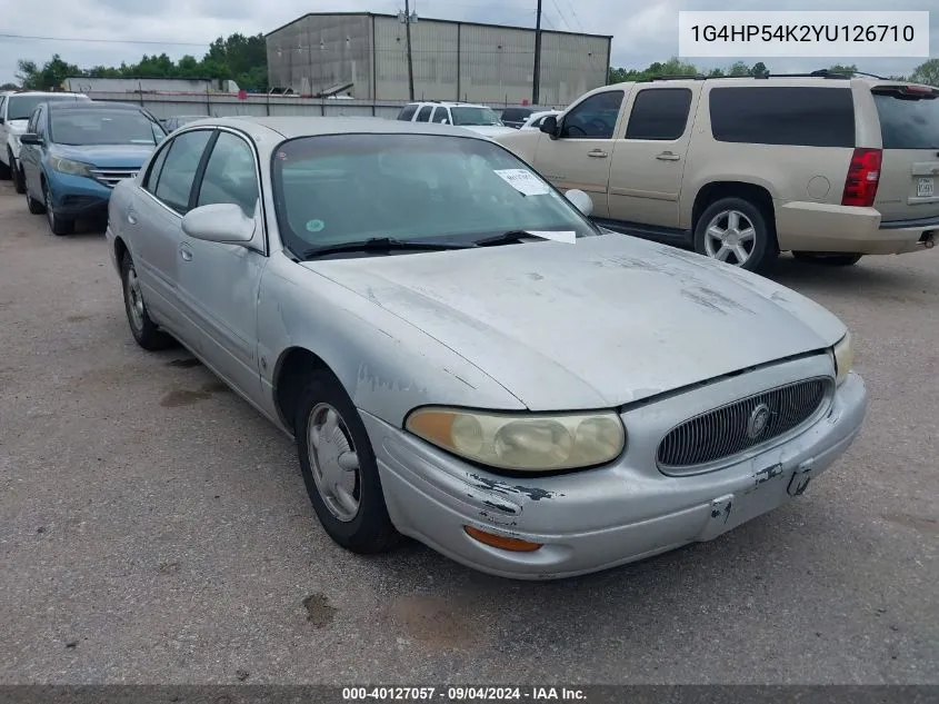 1G4HP54K2YU126710 2000 Buick Lesabre Custom