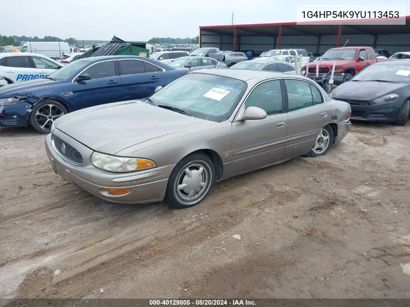 2000 Buick Lesabre Custom VIN: 1G4HP54K9YU113453 Lot: 40129805