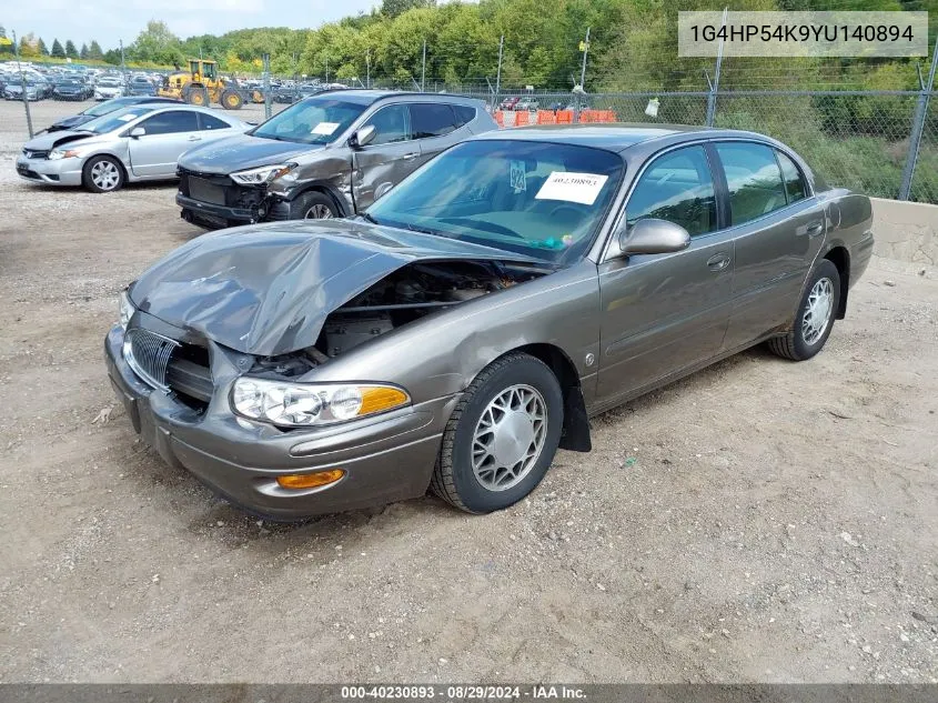 2000 Buick Lesabre Custom VIN: 1G4HP54K9YU140894 Lot: 40230893