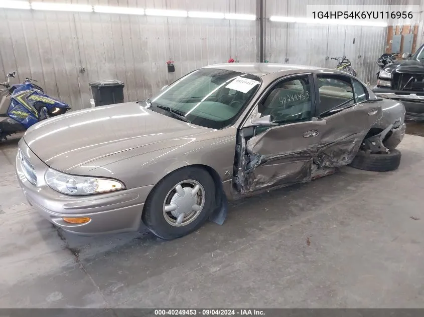 2000 Buick Lesabre Custom VIN: 1G4HP54K6YU116956 Lot: 40249453