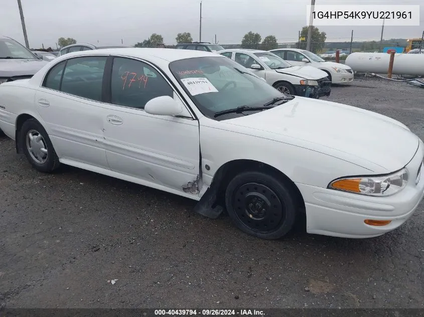 2000 Buick Lesabre Custom VIN: 1G4HP54K9YU221961 Lot: 40439794