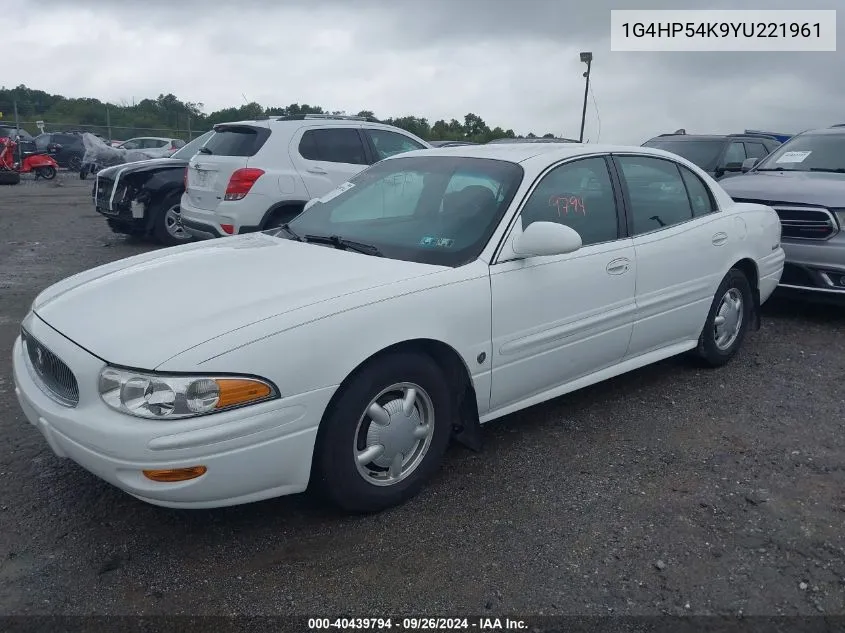 2000 Buick Lesabre Custom VIN: 1G4HP54K9YU221961 Lot: 40439794