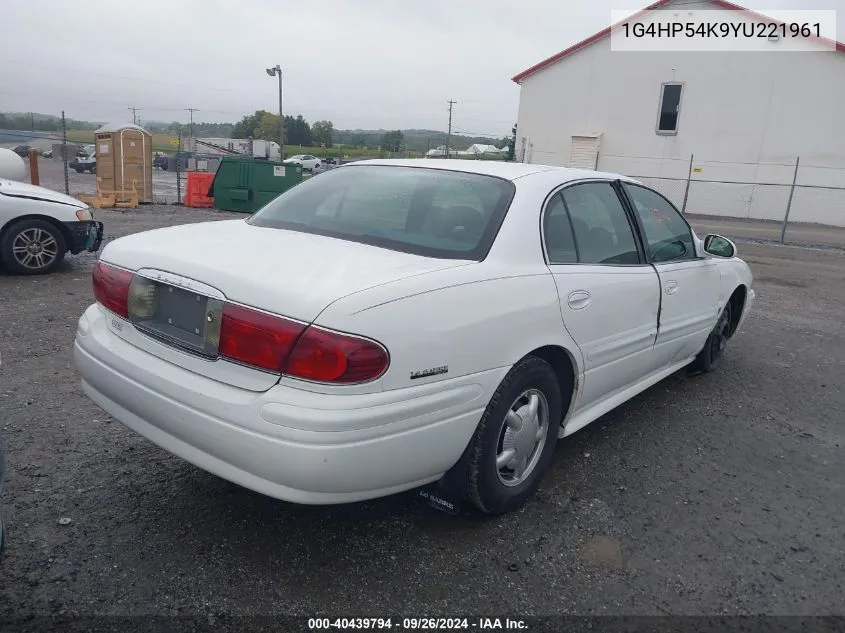 1G4HP54K9YU221961 2000 Buick Lesabre Custom