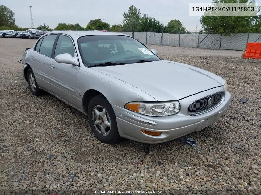 2000 Buick Lesabre Custom VIN: 1G4HP54K0YU125863 Lot: 40460136