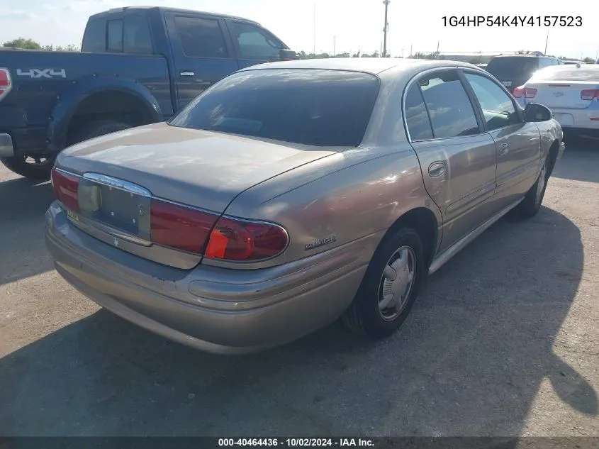 2000 Buick Lesabre Custom VIN: 1G4HP54K4Y4157523 Lot: 40464436