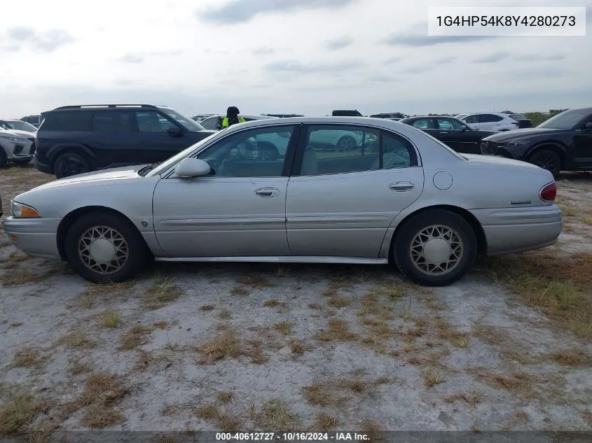 2000 Buick Lesabre Custom VIN: 1G4HP54K8Y4280273 Lot: 40612727