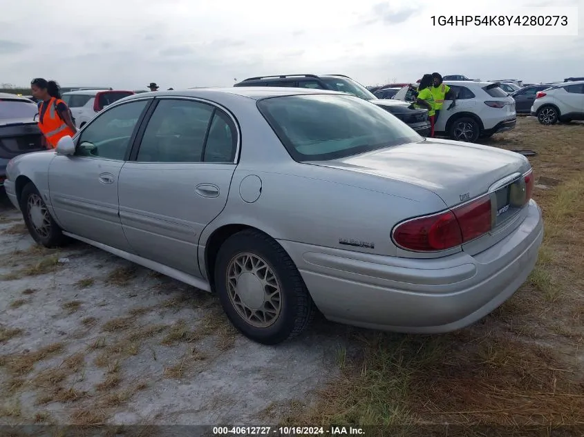 2000 Buick Lesabre Custom VIN: 1G4HP54K8Y4280273 Lot: 40612727