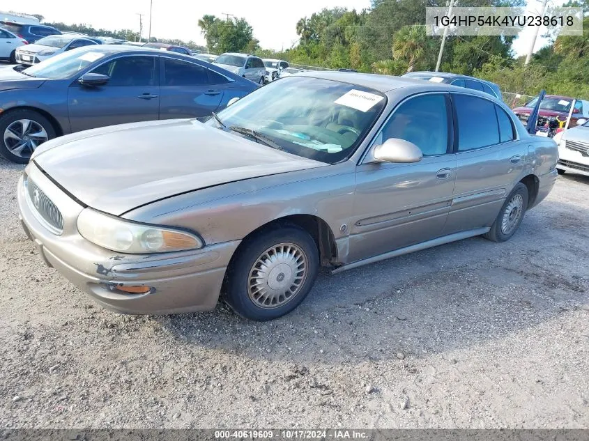 2000 Buick Lesabre Custom VIN: 1G4HP54K4YU238618 Lot: 40619609