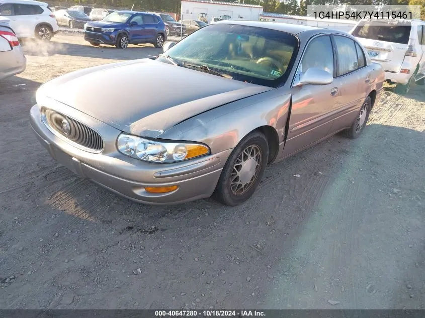 2000 Buick Lesabre Custom VIN: 1G4HP54K7Y4115461 Lot: 40647280