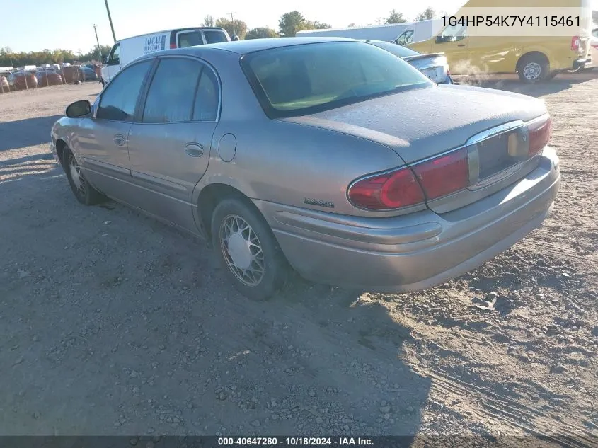 2000 Buick Lesabre Custom VIN: 1G4HP54K7Y4115461 Lot: 40647280