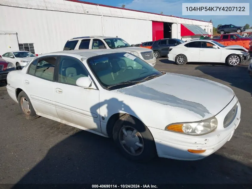 2000 Buick Lesabre Custom VIN: 1G4HP54K7Y4207122 Lot: 40690114