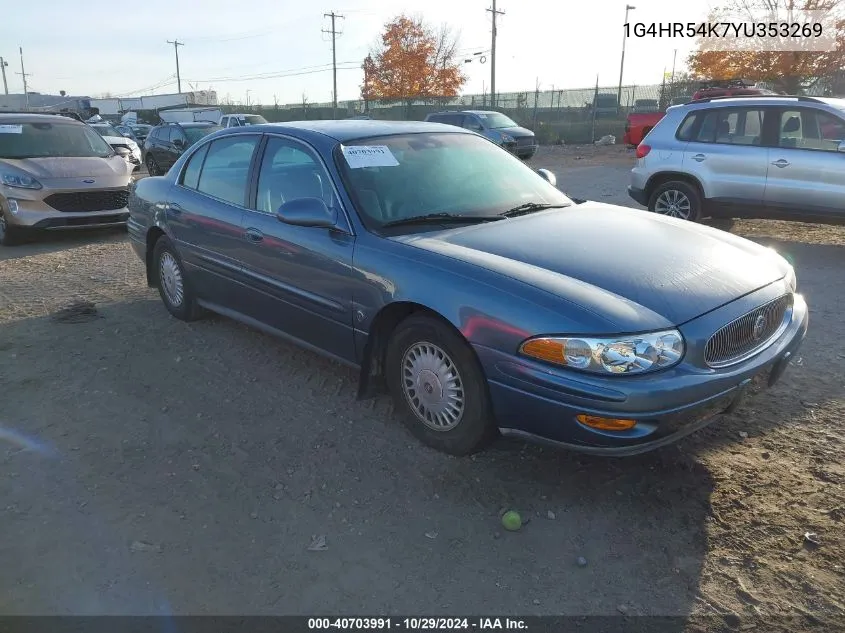 2000 Buick Lesabre Limited VIN: 1G4HR54K7YU353269 Lot: 40703991