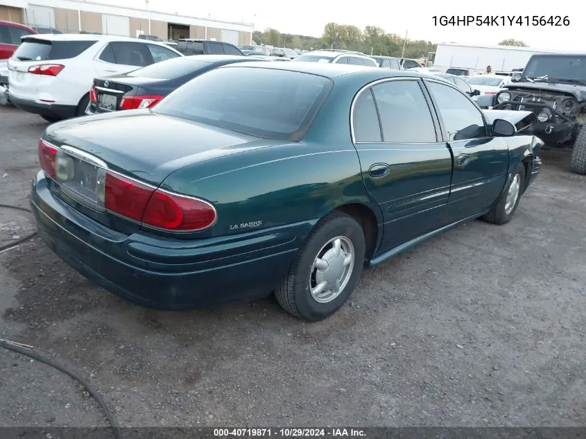 2000 Buick Lesabre Custom VIN: 1G4HP54K1Y4156426 Lot: 40719871