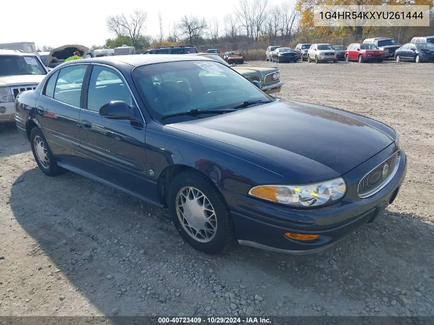 2000 Buick Lesabre Limited VIN: 1G4HR54KXYU261444 Lot: 40723409