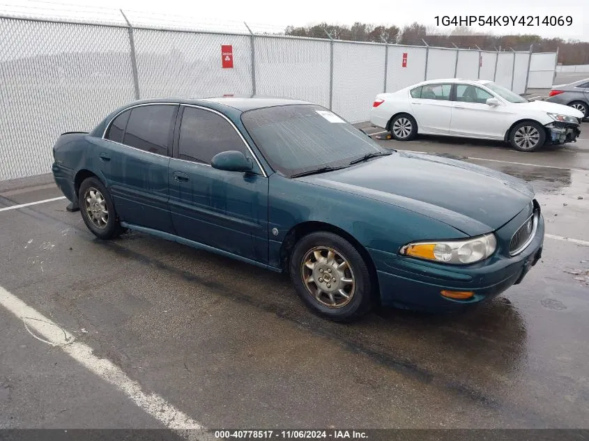 2000 Buick Lesabre Custom VIN: 1G4HP54K9Y4214069 Lot: 40778517