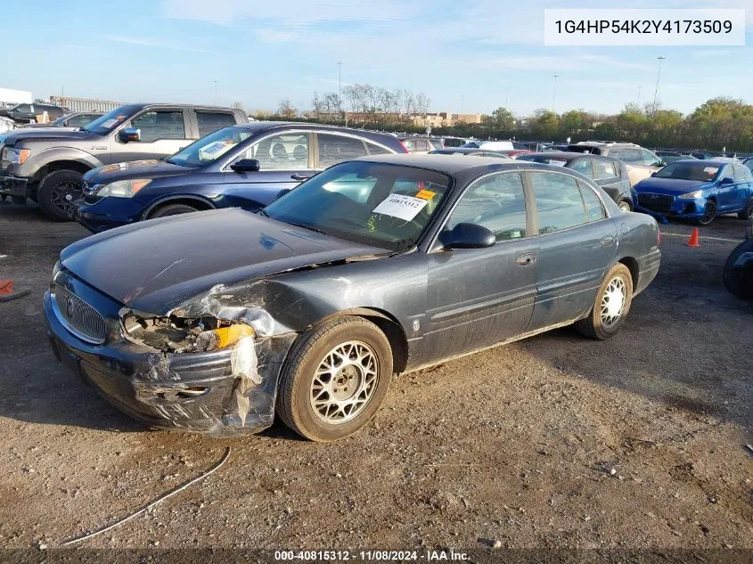 2000 Buick Lesabre Custom VIN: 1G4HP54K2Y4173509 Lot: 40815312