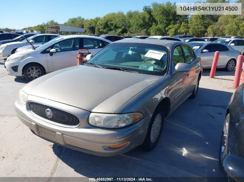 1G4HR54K1YU214500 2000 Buick Lesabre Limited