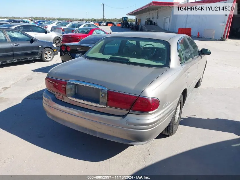 1G4HR54K1YU214500 2000 Buick Lesabre Limited