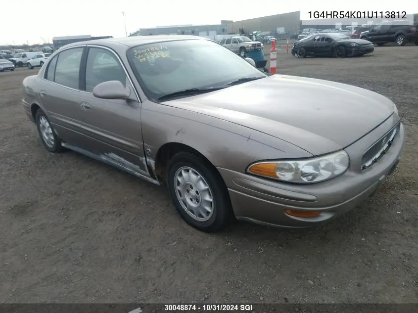 2001 Buick Lesabre Limited VIN: 1G4HR54K01U113812 Lot: 30048874