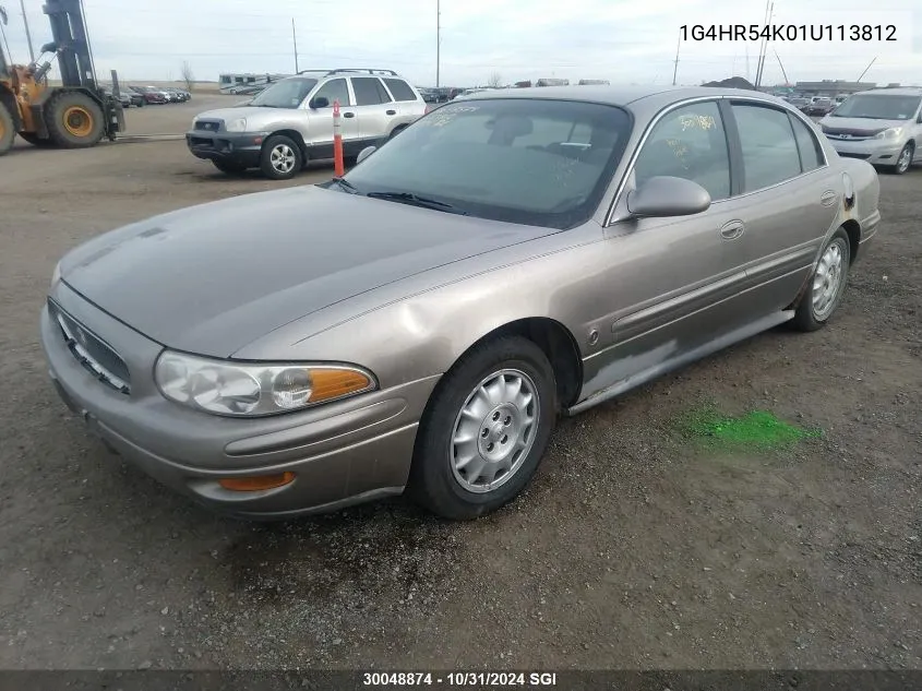 2001 Buick Lesabre Limited VIN: 1G4HR54K01U113812 Lot: 30048874