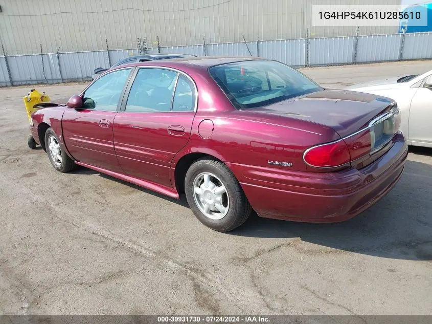 2001 Buick Lesabre Custom VIN: 1G4HP54K61U285610 Lot: 39931730