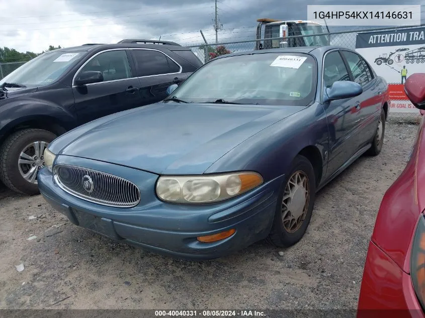 2001 Buick Lesabre Custom VIN: 1G4HP54KX14146631 Lot: 40040331