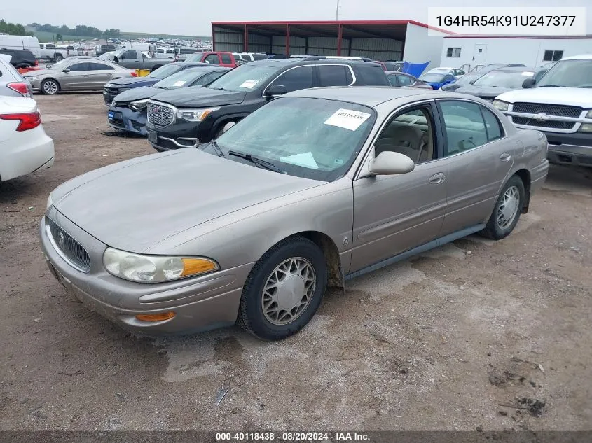 2001 Buick Lesabre Limited VIN: 1G4HR54K91U247377 Lot: 40118438