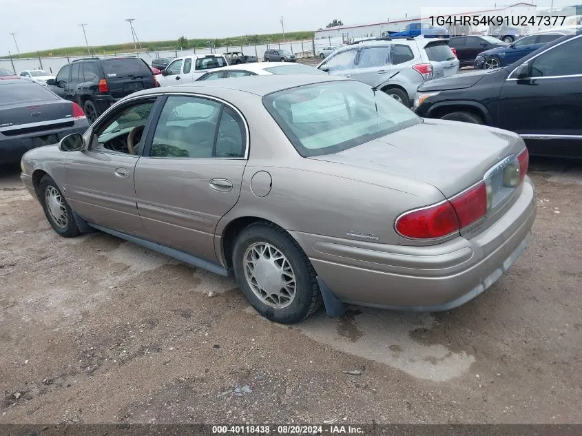 2001 Buick Lesabre Limited VIN: 1G4HR54K91U247377 Lot: 40118438