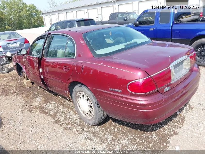 2001 Buick Lesabre Custom VIN: 1G4HP54K01U262257 Lot: 40128100