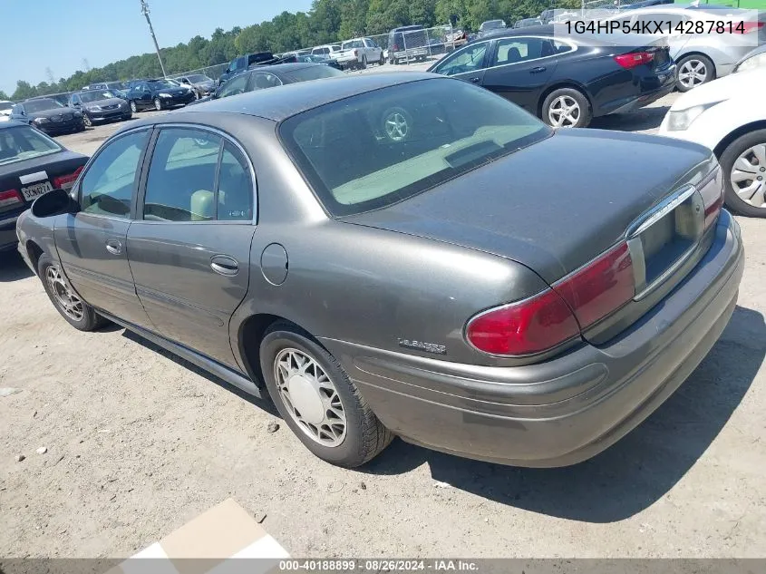 2001 Buick Lesabre Custom VIN: 1G4HP54KX14287814 Lot: 40188899