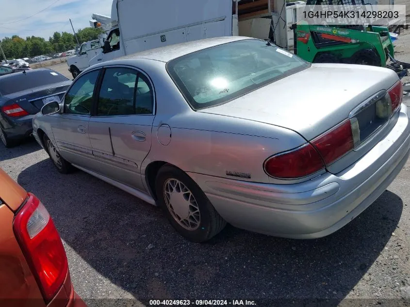 1G4HP54K314298203 2001 Buick Lesabre Custom