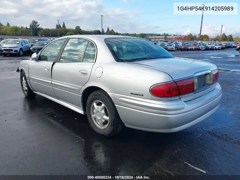 2001 Buick Lesabre Custom VIN: 1G4HP54K914205989 Lot: 40585234