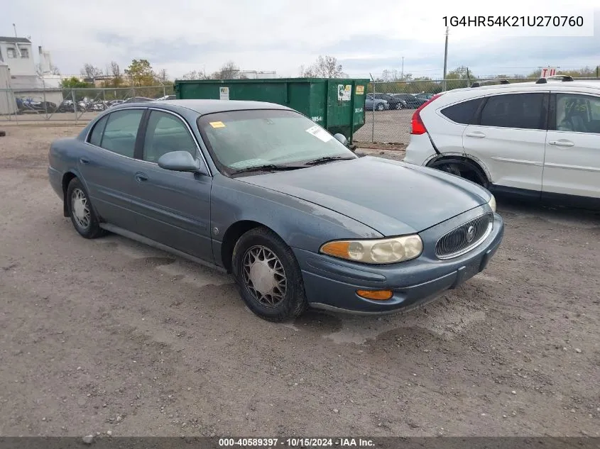 2001 Buick Lesabre Limited VIN: 1G4HR54K21U270760 Lot: 40589397