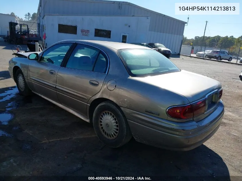 2001 Buick Lesabre Custom VIN: 1G4HP54K114213813 Lot: 40593946