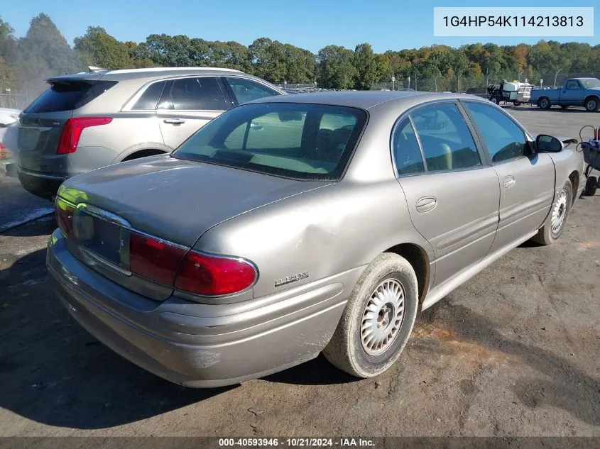 2001 Buick Lesabre Custom VIN: 1G4HP54K114213813 Lot: 40593946