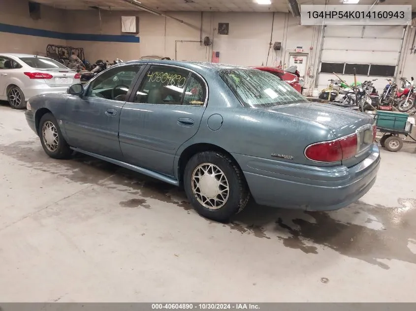 2001 Buick Lesabre Custom VIN: 1G4HP54K014160943 Lot: 40604890