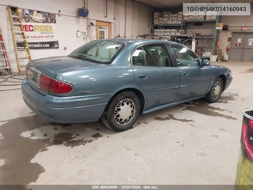 2001 Buick Lesabre Custom VIN: 1G4HP54K014160943 Lot: 40604890