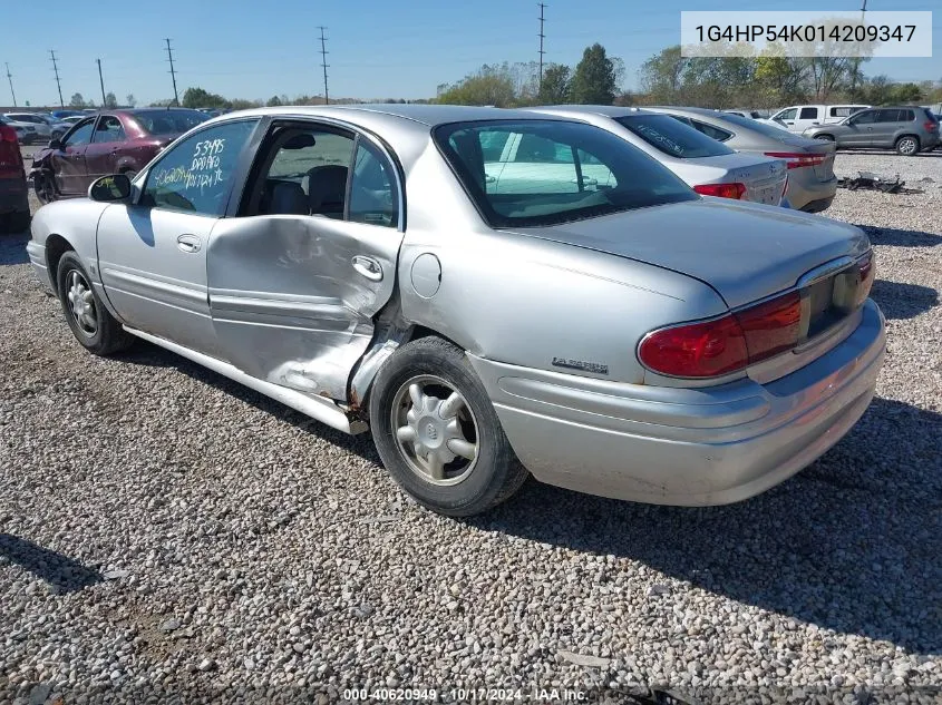 1G4HP54K014209347 2001 Buick Lesabre Custom