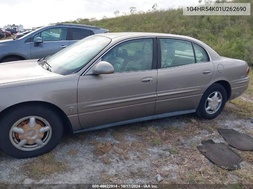 2001 Buick Lesabre Limited VIN: 1G4HR54K01U262690 Lot: 40622914