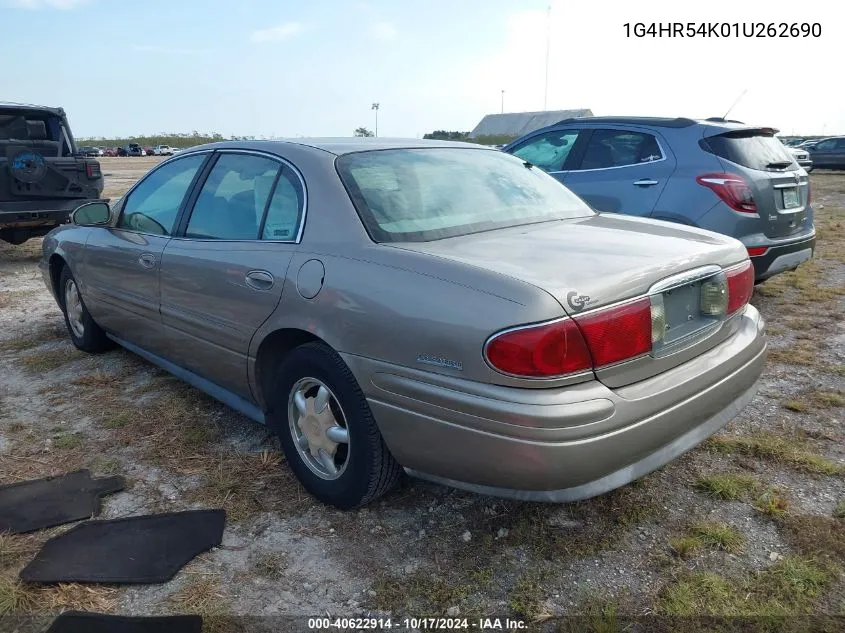 2001 Buick Lesabre Limited VIN: 1G4HR54K01U262690 Lot: 40622914