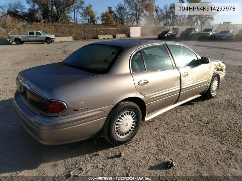 2001 Buick Lesabre Custom VIN: 1G4HP54K914297976 Lot: 40676558