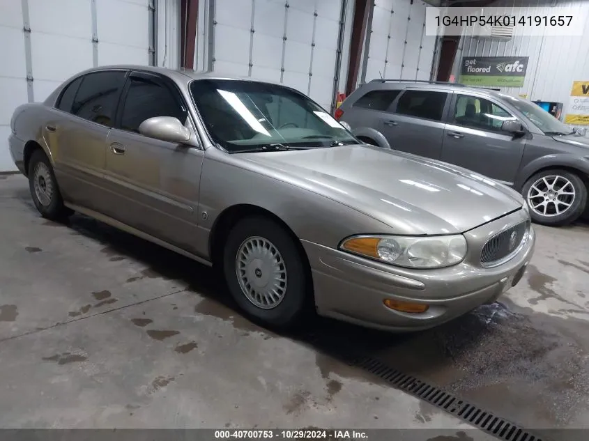 2001 Buick Lesabre Custom VIN: 1G4HP54K014191657 Lot: 40700753