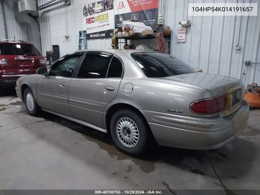 2001 Buick Lesabre Custom VIN: 1G4HP54K014191657 Lot: 40700753