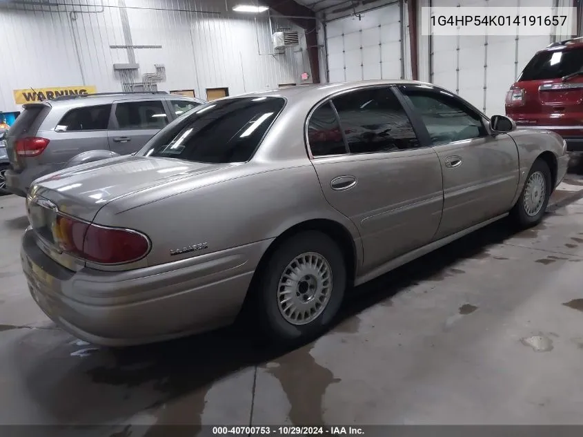 2001 Buick Lesabre Custom VIN: 1G4HP54K014191657 Lot: 40700753