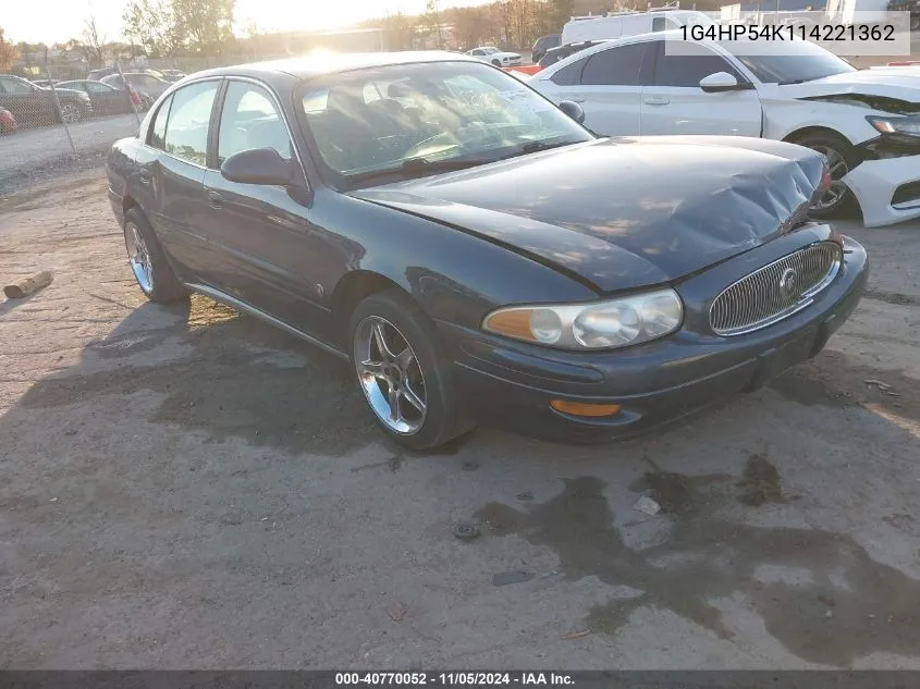 2001 Buick Lesabre Custom VIN: 1G4HP54K114221362 Lot: 40770052